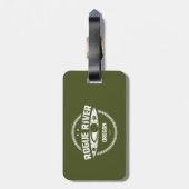 Étiquette À Bagage Rogue River, Oregon (Dos Vertical)