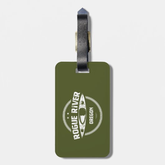 Étiquette À Bagage Rogue River, Oregon (Dos Vertical)