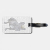 Étiquette À Bagage Roi des Bulgares français (Dos horizontal)