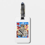 Étiquette À Bagage Roi Des Cartes (Dos Vertical)