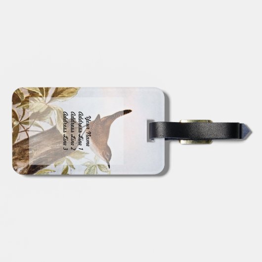 Étiquette À Bagage Roitelet de Chambre (Dos horizontal)