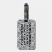 Étiquette À Bagage Roitelet d'hiver de Birdorable (Dos Vertical)