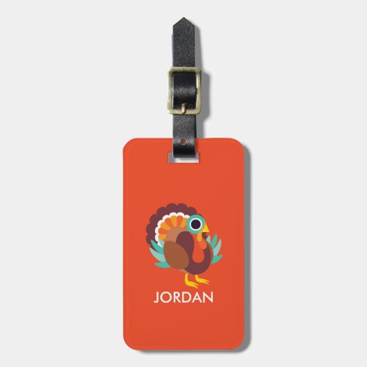 Étiquette À Bagage Rollo la Turquie (Devant Vertical)