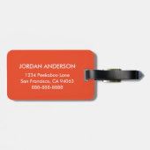 Étiquette À Bagage Rollo la Turquie (Dos horizontal)