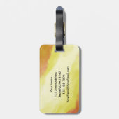 Étiquette À Bagage Romains 12:12 Soyez Joyeux dans l'espérance Bible  (Dos Vertical)