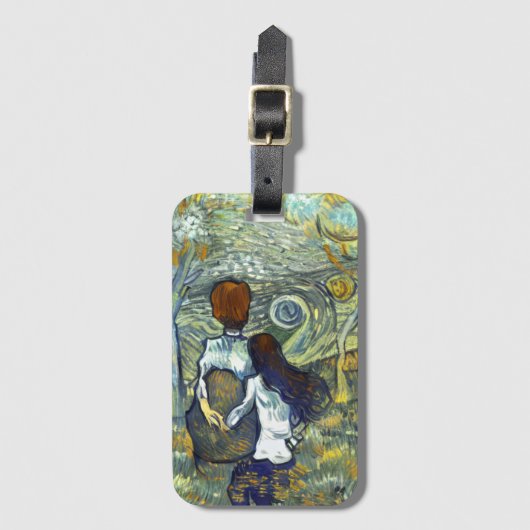 ÉTIQUETTE À BAGAGE ROMANCE (Devant Vertical)