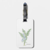 Étiquette À Bagage Romarin (Dos Vertical)