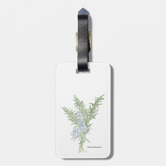 Étiquette À Bagage Romarin (Dos Vertical)