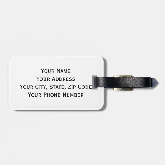 Étiquette À Bagage Rome (Dos horizontal)