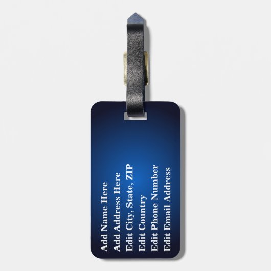 Étiquette À Bagage Rome (Dos Vertical)