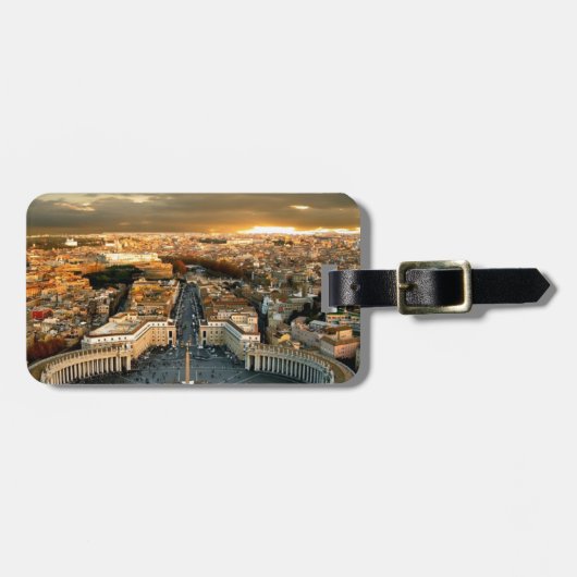Étiquette À Bagage Rome (Devant horizontal)