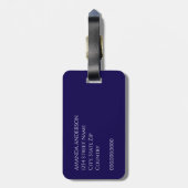 Étiquette À Bagage Rome Italie (Dos Vertical)