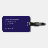 Étiquette À Bagage Rome Italie (Dos horizontal)