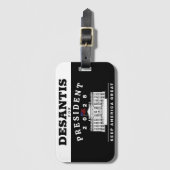 ÉTIQUETTE À BAGAGE RON DESANTIS 2028 (Devant Vertical)