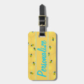 Étiquette À Bagage Ronflement d'abeilles personnalisé (Devant Vertical)