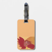 Étiquette À Bagage Rooster (Dos Vertical)