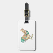 Étiquette À Bagage Rooster Art (Devant Vertical)
