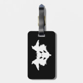 Étiquette À Bagage Rorschach Inkblot (Dos Vertical)