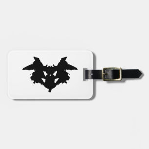 Étiquette À Bagage Rorschach Inkblot