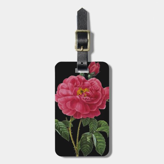 Étiquette À Bagage Rosa Gallica (Devant Vertical)