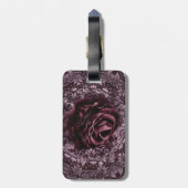 Étiquette À Bagage Rosace Mandala  (Dos Vertical)