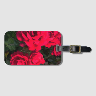 Étiquette À Bagage Rosarium de Red Roses