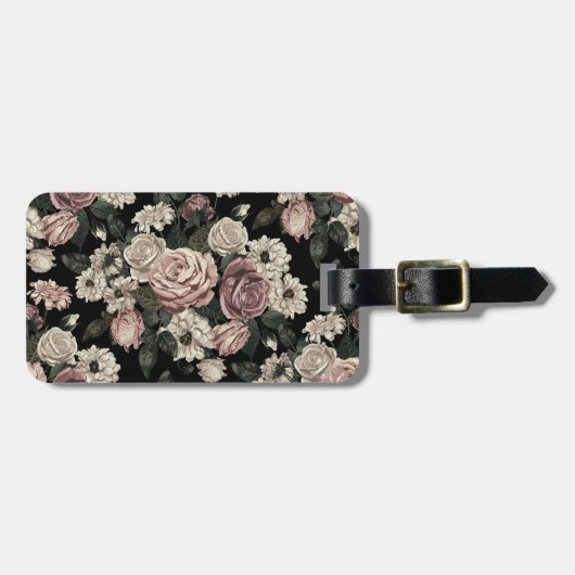 Étiquette À Bagage rose (Devant horizontal)