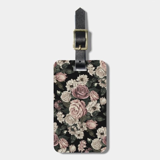 Étiquette À Bagage rose (Devant Vertical)