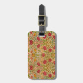Étiquette À Bagage Rose, 1883 par William Morris (Devant Vertical)