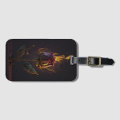 Étiquette À Bagage rose en feu (Devant Horizontal)