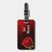 Étiquette À Bagage Rose gothique (Devant Vertical)