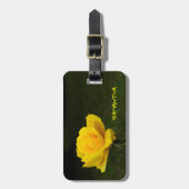 Étiquette À Bagage Rose jaune (Devant Vertical)