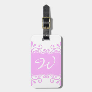 Étiquette À Bagage Rose majestueux