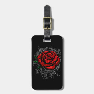 Étiquette À Bagage Rose robuste