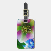 Étiquette À Bagage Rose rose carême bleu boule de verre (Devant Vertical)