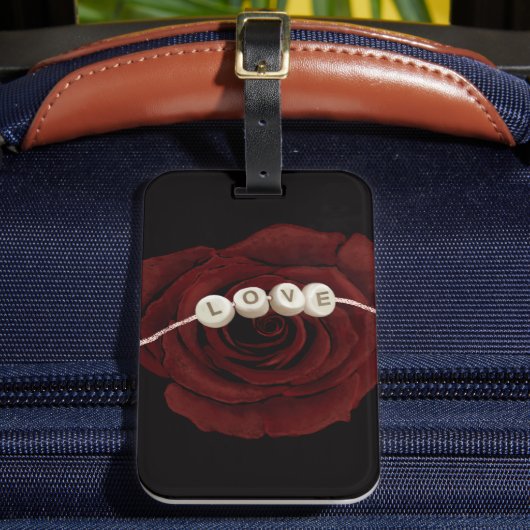 Étiquette À Bagage Rose rouge (Insitu Rectoal 2)