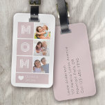 Étiquette À Bagage Rose Vive Nous Vous Aimons Maman Photos<br><div class="desc">Offrez-vous vos bagages grâce à ce design personnalisé qui conviendra parfaitement aux voyageurs</div>