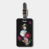 Étiquette À Bagage Roses à l'ancienne (Devant Vertical)