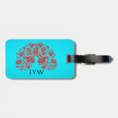 Étiquette À Bagage Roses et espoir (Dos horizontal)