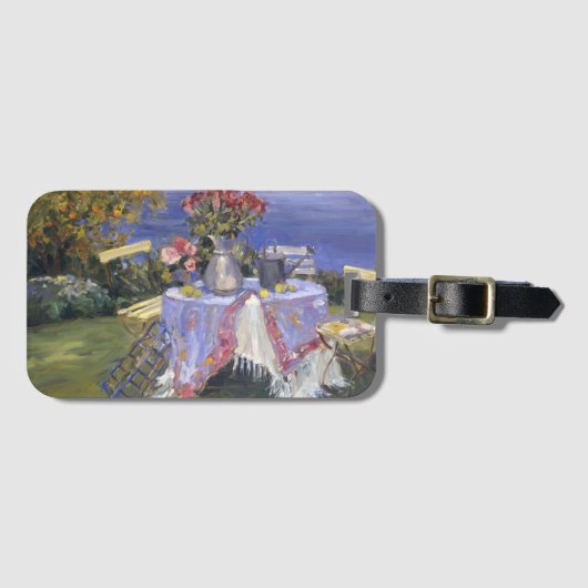 Étiquette À Bagage Roses par la mer (Devant Horizontal)