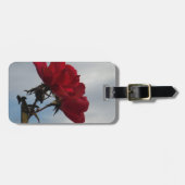 Étiquette À Bagage Roses rouges contre un ciel bleu vif (Devant horizontal)