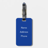 Étiquette À Bagage Rosie à la délivrance (Dos Vertical)