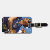 Étiquette À Bagage Rosie la riveteuse (Devant horizontal)