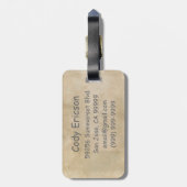 Étiquette À Bagage ROTK Aragorn Movie (Dos Vertical)