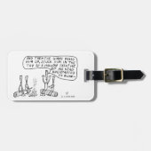 Étiquette À Bagage Roues de feu de camp (Devant horizontal)