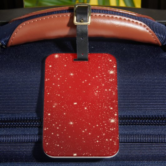 Étiquette À Bagage Rouge de fête (Insitu Rectoal 2)