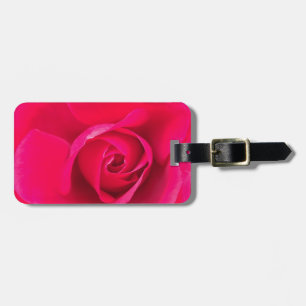 Étiquette À Bagage Rouge romantique Rose rose v2