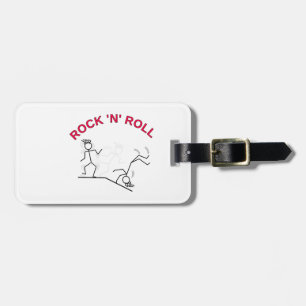Étiquette À Bagage Rouleau Rock 'N'