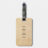 Étiquette À Bagage Route 66 (Dos Vertical)