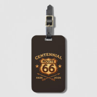 Route 66 Centenaire Commémoratif Style Cuir